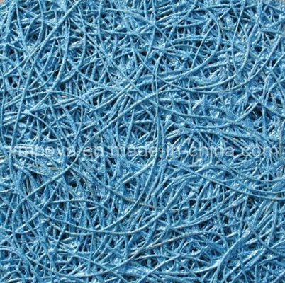 Decoração do teto com painéis acústicos coloridos e placas de cimento de lã de madeira de fibra
