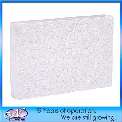 Painel acústico de absorção sonora de lã mineral para solução de isolamento acústico de tectos de escritório
