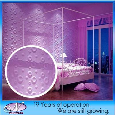 Painel de PVC 3D decorativo de parede interior com isolamento acústico e design personalizado