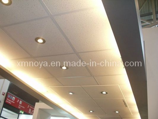 600*1200mm Tabuleiro decorativo de fibras de lã mineral / painel com forte durabilidade