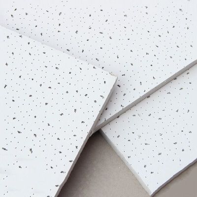 600*1200mm Tabuleiro decorativo de fibras de lã mineral / painel com forte durabilidade