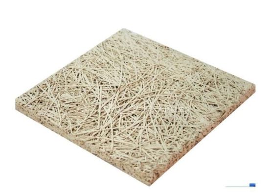Painel de cimento de lã de madeira para solução de decoração de teto