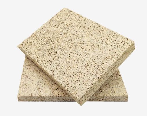 Revestimento de superfície de chapa de revestimento de soldagem Painéis acústicos de madeira para placas de cimento de lã de madeira verde