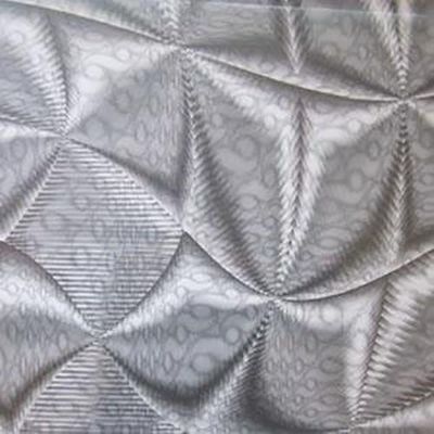 Painel composto de PVC de 500mmx500mm com design 3D