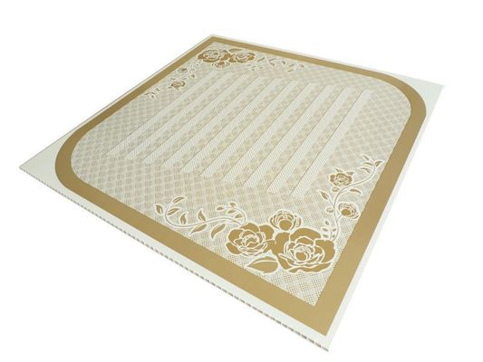 Painel composto de PVC de 500mmx500mm com design 3D