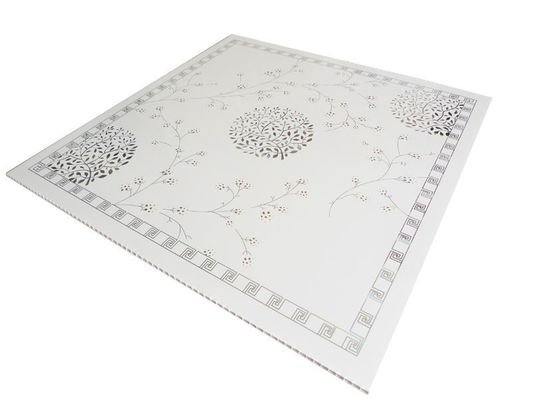 Painel de PVC 3D para decoração de parede e teto interior em 500*2000*3.0mm