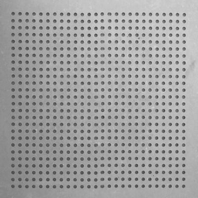5/15q Quadrado Impermeável Perforado Acústico Absorção de Som Placas de gesso para Tecto