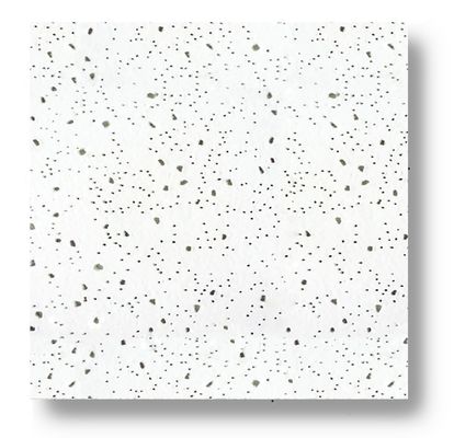 Acústico Absorção de Som Fibra Mineral Lata Caixa Telhado telha em 300 * 600 para escritório