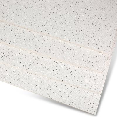 Revestimento por pulverização de azulejos de tecto de lã mineral acústica para decoração e isolamento de hotéis