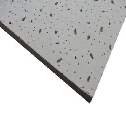 Chapa de tecto de lã mineral perforada para decoração de escritório e performance acústica