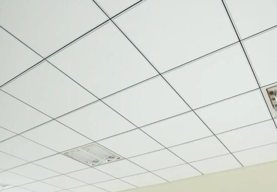 Hotel Renovação Linha Mineral Acoustic Drop Plafond Tiles com arejado