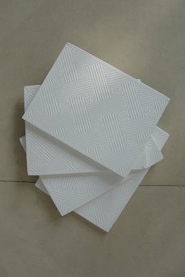 Painel de gesso de PVC acústico artístico A adição perfeita à sua decoração de teto / parede
