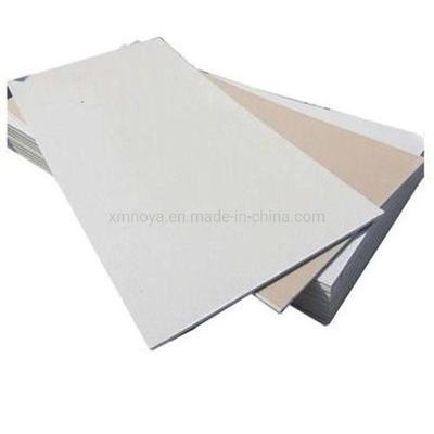 Placa de gesso de absorção acústica branca suspensa para tecto personalizado