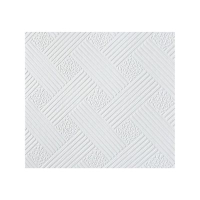 Chapa de teto quadrada com isolamento térmico e absorção acústica do som