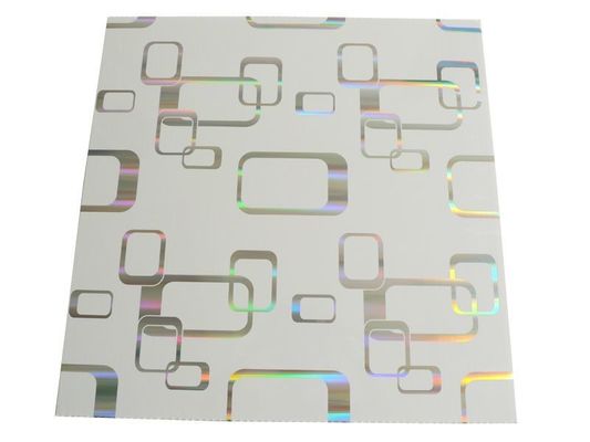 Tabuleiro de parede composto de PVC 3D para decoração de quarto / loja em 500mmx500mm