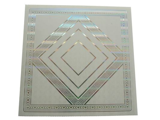 Tabuleiro de parede composto de PVC 3D para decoração de quarto / loja em 500mmx500mm