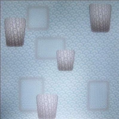 Painel 3D de plástico à prova d'água para decoração de parede / teto tamanho 460mm * 460mm