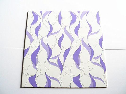 Painel 3D de plástico PVC impermeável para decoração de parede/tecto não personalizado 500 mmx500 mm