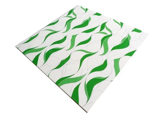 Painel 3D de plástico PVC impermeável para decoração de parede/tecto não personalizado 500 mmx500 mm
