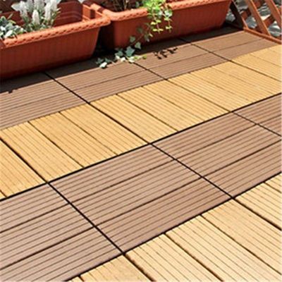 Desconto WPC jardim piso de piso com materiais compostos de madeira plástica de engenharia