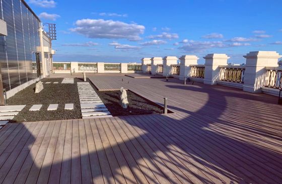 150*25mm Produtos de WPC Pavimento branco especial para terraços/cercas