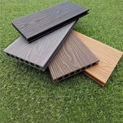 150mm * 25mm Customizado WPC Solid Decking para piso ecológico NYS150 * 25