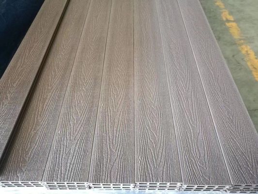 150mm * 25mm Customizado WPC Solid Decking para piso ecológico NYS150 * 25