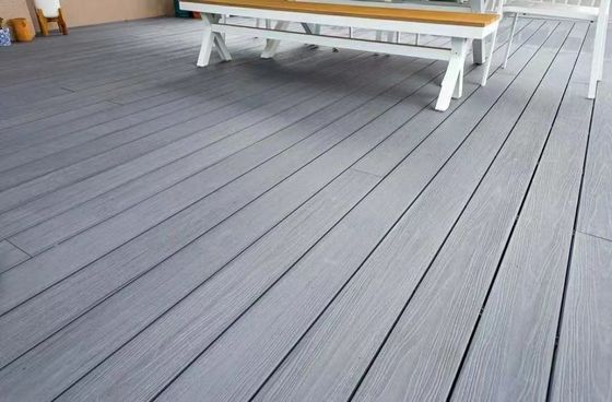 150mm * 25mm Customizado WPC Solid Decking para piso ecológico NYS150 * 25