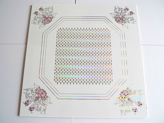 Design de interiores de hotéis Efeito estereoscópico colorido Sem quadro Decoração de parede 3D de plástico PVC