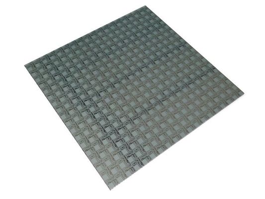 Painel 3D composto de plástico não personalizado de 500 mm x 500 mm para aplicação decorativa de parede