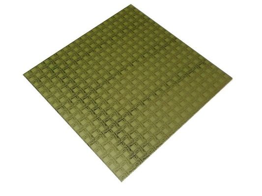 Painel 3D composto de plástico não personalizado de 500 mm x 500 mm para aplicação decorativa de parede