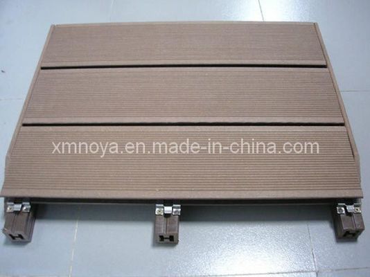 300*300mm WPC madeira plástica composta piso externo / Decking para melhoria do jardim