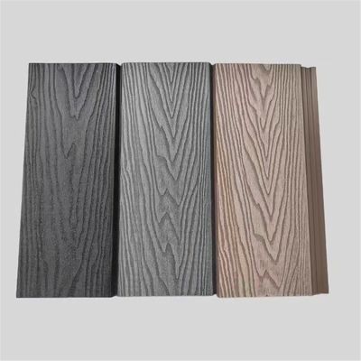 Cercas de pavimentação de madeira exterior de plástico composto WPC NY75 * 25 com padrão de grãos de madeira
