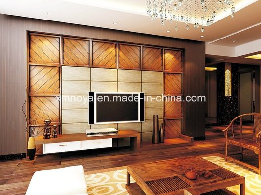 Painel decorativo 3D à prova d'água com absorção acústica de 500 mm x 500 mm para decoração de parede