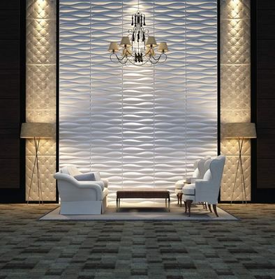 Painel decorativo de parede 3D para escritório Materiais de isolamento térmico de absorção sonora durável