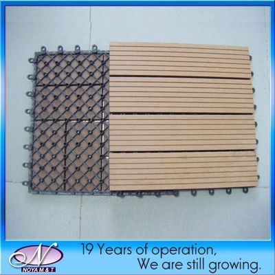Padrão de grãos de madeira WPC pavimentos de piso de piso externo para madeira sintética plástico composto
