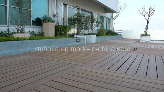 Pavimento de madeira maciça composta Eco-friendly WPC jardim piso de cobertura