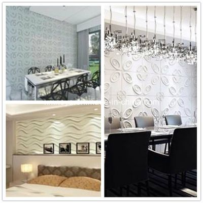 Painel 3D Eco-Friendly E0 Acoustic Sound Isolation Wall Board para estilo decorativo do ginásio