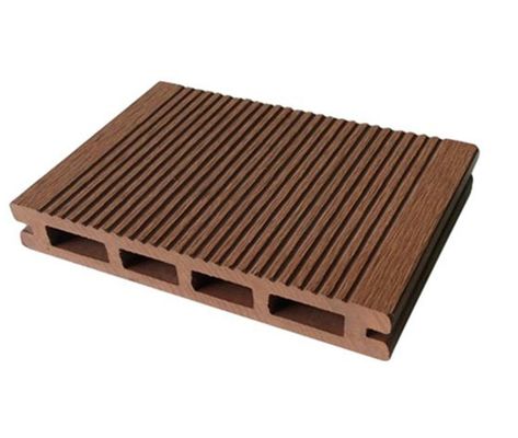 Pavimentos compostos de madeira WPC marrom para jardim à prova d'água