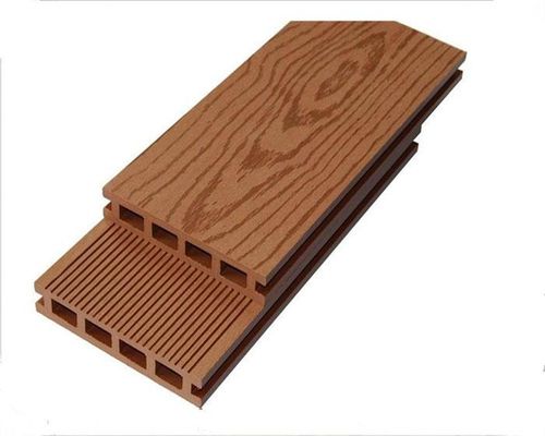 Pavimentos compostos de madeira WPC marrom para jardim à prova d'água