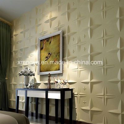 Painel 3D personalizado para decoração de parede de arte de interiores modernos em tons azuis