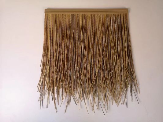 Simulação artificial decorativa de telhado de palha com telhas curvas de 500*500 mm