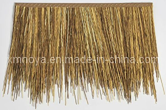 Palha de telhado sintético amarelo tropical africano personalizado para decoração de telhado na melhor das hipóteses
