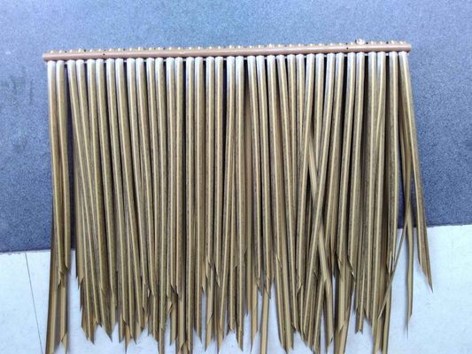 Palha de telhado sintético amarelo tropical africano personalizado para decoração de telhado na melhor das hipóteses