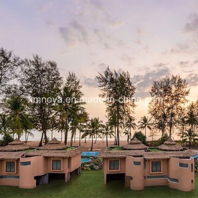 Palha de telhado sintético amarelo tropical africano personalizado para decoração de telhado na melhor das hipóteses