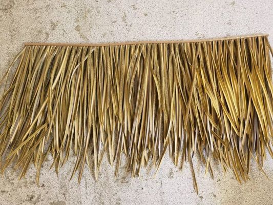 Componente de material de PVC simples Teto de aparência natural Teto decorativo de plástico de palha