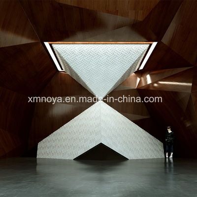 Isolamento do fogo Isolamento acústico Decoração Painéis 3D para áreas públicas 500mmx500mm Uso KTV
