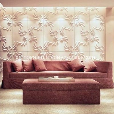 Painel 3D decorativo de fundo de sofá moderno com material e design ecológico