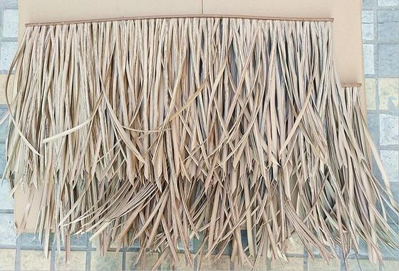 Telhas de telhado de palha PVC à prova de fogo e à prova de água para decoração de jardim
