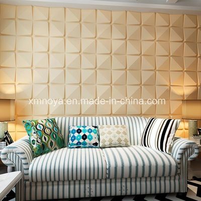 Painéis de parede de absorção de som de textura contemporânea para decoração de parede